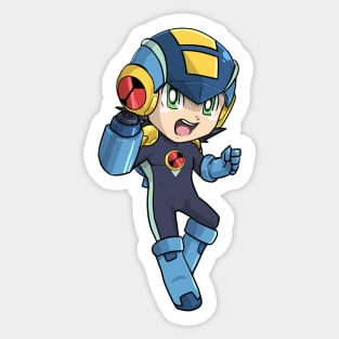 Blue Bomber Sticker